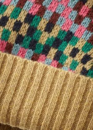 CaramelKids Caramel JETER HAT - SAND FAIRISLE - Image 3