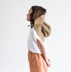 Small LotKids Small Lot Co. Linen Hat - Image 2