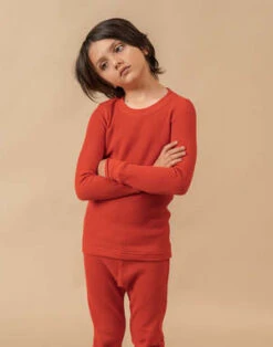 NobleKids Organic Waffle Set - Paprika