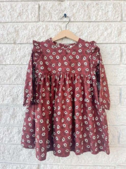 Rylee + CruKids Rylee + Cru Piper Dress - Holiday Bloom