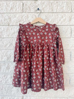 Rylee + CruKids Rylee + Cru Piper Dress - Holiday Bloom