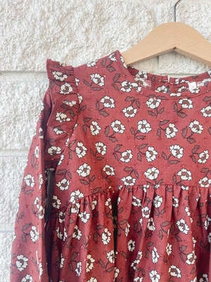 Rylee + CruKids Rylee + Cru Piper Dress - Holiday Bloom - Image 3