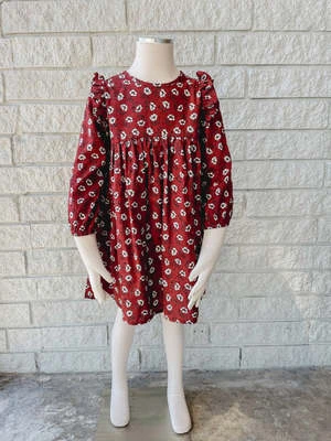 Rylee + CruKids Rylee + Cru Piper Dress - Holiday Bloom - Image 4