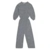 The New SocietyKids The New Society Maia Knit Jumpsuit - Grey Melange