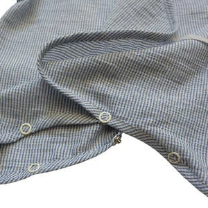 MakiéKids Maki Baby Penn Hadagi Romper - Blue Checks - Image 3