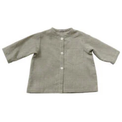MakiéKids Maki Baby Penn Shirt - Charcoal Grey Checks