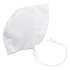 MakiéKids Makie Swiss Cotton Bonnet - White