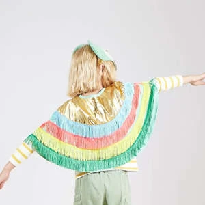 Meri-Meri Meri MeriKids Meri Meri Parrot Fringed Cape Dress Up Kit - Multicolour - Image 4