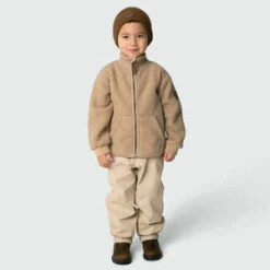 Mini A TureKids Mini A Ture Child Saleh Teddyfleece Jacket - Savannah Tan