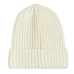 Mini RodiniKids Mini Rodini Baby And Child Knitted Soft Wool Beanie - White - Image 2