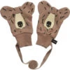 Mini RodiniKids Mini Rodini Bear Glove - Brown