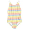 Mini RodiniKids Mini Rodini Pastel Stripe Swimsuit - Multicolour