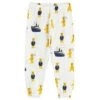 Mini RodiniKids Mini Rodini Child Teddybear Sweatpants - White