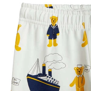 Mini RodiniKids Mini Rodini Child Teddybear Sweatpants - White - Image 3