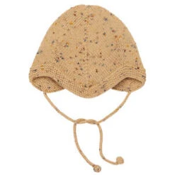 Misha & PuffKids Misha & Puff Acorn Bonnet - Camel Confetti Brown