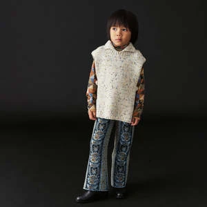 Misha & PuffKids Misha & Puff Popover Vest - Confetti Cake Cream - Image 4