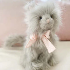 Mon AmiKids Mon Ami Latte The Cat Plush Toy - Gray