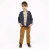 MorleyKids Morley Child Tur Shirt - Beige Checks