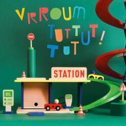 Moulin RotyKids Moulin Roty Dans La Ville Gas Station - Multicolour