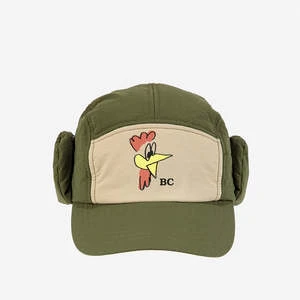 Bobo ChosesKids Bobo Choses Mr O Clock Padded Cap - Army Green - Image 4