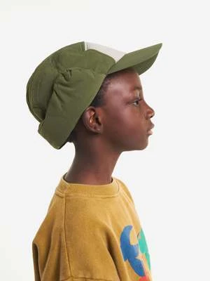 Bobo ChosesKids Bobo Choses Mr O Clock Padded Cap - Army Green - Image 2