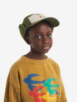 Bobo ChosesKids Bobo Choses Mr O Clock Padded Cap - Army Green