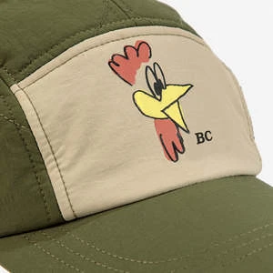 Bobo ChosesKids Bobo Choses Mr O Clock Padded Cap - Army Green - Image 7