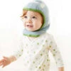 OeufKids Oeuf Baby And Child With Cloud Pattern Balaclava - Ocean Blue