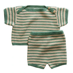 Oeuf NYCKids Oeuf Two Piece Play Set - Moss Green Stripes - Image 2