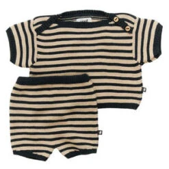 OeufKids Oeuf NYC Baby Two Piece Play Set - Indigo Blue Stripes