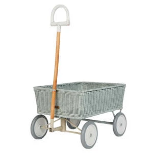 Olli EllaKids Olli Ella Rattan Wonder Wagon - Vintage Blue - Image 3