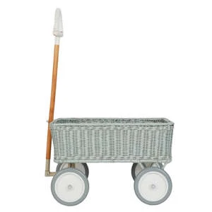 Olli EllaKids Olli Ella Rattan Wonder Wagon - Vintage Blue - Image 2