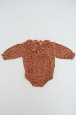 My Little CozmoOrganic Gauze Romper - Sienna Floral