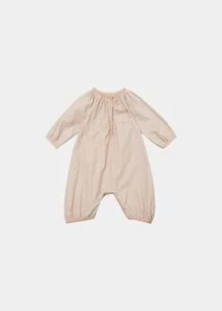 CaramelKids Caramel POPULUS BABY GIFTING ROMPER - SHELL PINK