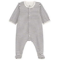 Petit BateauKids Petit Bateau Bodyjama Pyjamas With Feet - Navy Blue Stripes