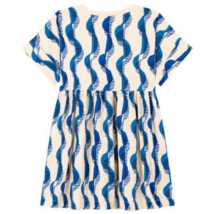 Petit BateauKids Petit Bateau Child Louma Dress - Blue Waves Print - Image 2
