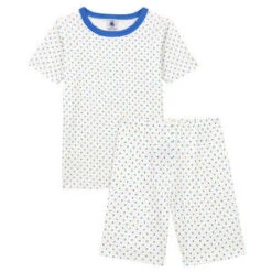 Petit BateauKids Petit Bateau Short Pyjamas - Blue Star Print