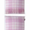 Bronte By DesignKids Pink Merino Lambswool Mini Set Of 2 Cushions - Pink/white
