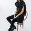 PampaOversizedScarf - Black