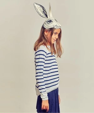 Frida's TierchenKids Frida's Tierchen Rabbit Felt Hairdress - Black - Image 2