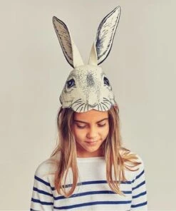 Frida's TierchenKids Frida's Tierchen Rabbit Felt Hairdress - Black