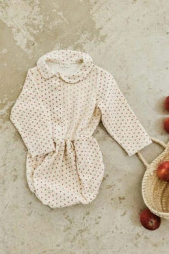 MarsouKids Marsou Reidi Romper - Heart Terry