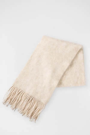 SAYAKA DAVISBrushed Mohair Scarf - Wheat - Image 2