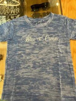 Blue&CreamKids Blue&Cream Script Toddler Tee - Blue