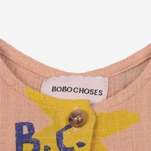 Bobo ChosesKids Bobo Choses Sparkle Overall - Dusty Pink - Image 3
