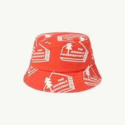 The Animals ObservatoryKids The Animals Observatory Starfish Cap - Red Trees