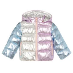 STELLA MCCARTNEYKids STELLA MCCARTNEY Baby Metallic Puffer Jacket - Multicolour Colour Block
