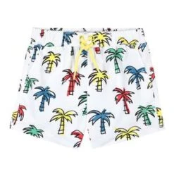 STELLA MCCARTNEYkids Stella McCartney Baby Swim Palm Print Shorts - Multicolour