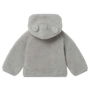 STELLA MCCARTNEYKids STELLA MCCARTNEY Baby Teddy Hooded Jacket - Grey - Image 2