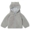 STELLA MCCARTNEYKids STELLA MCCARTNEY Baby Teddy Hooded Jacket - Grey
